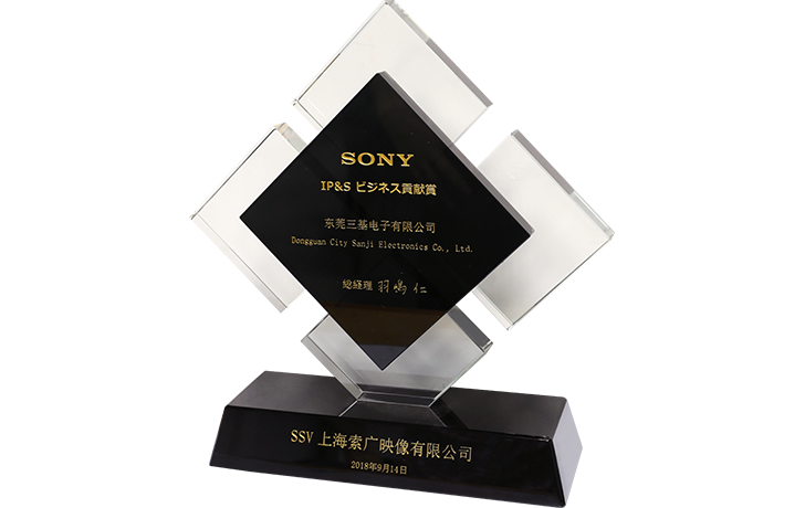 SONY 2018年貢獻獎